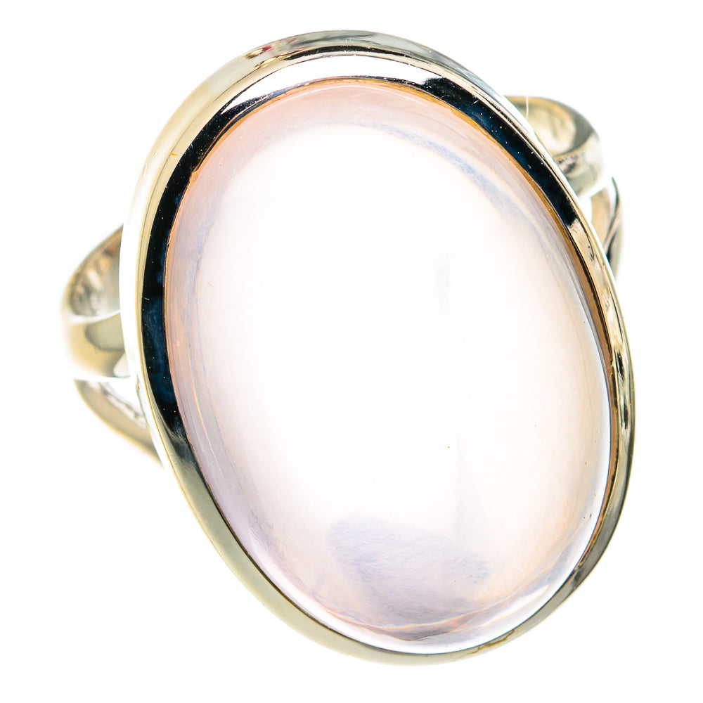 Rose Quartz Rings handcrafted by Ana Silver Co - RING77525