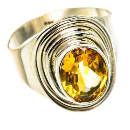 Citrine Rings handcrafted by Ana Silver Co - RING77553
