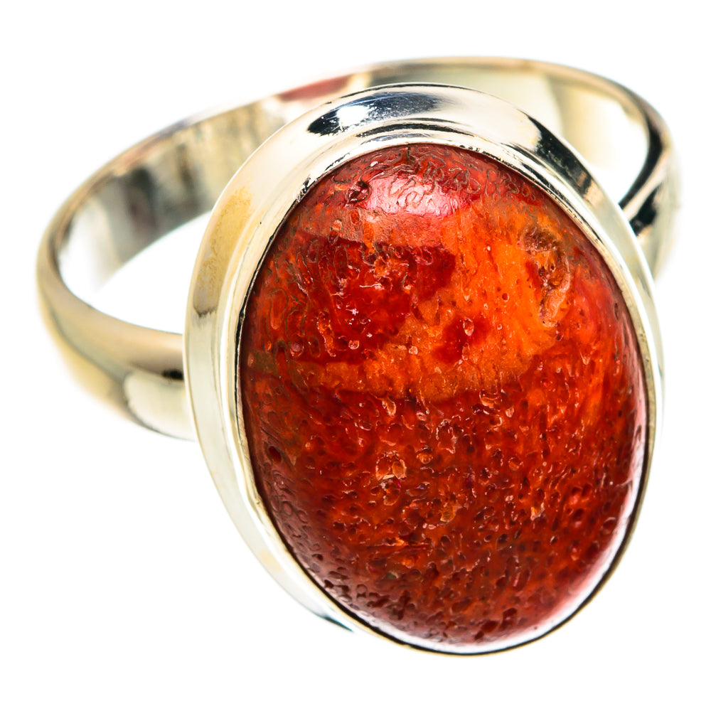 Sponge Coral Rings handcrafted by Ana Silver Co - RING77554