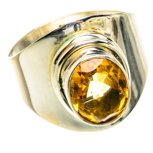 Citrine Rings handcrafted by Ana Silver Co - RING77556