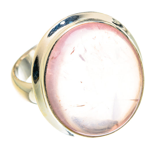 Rose Quartz Rings handcrafted by Ana Silver Co - RING77561