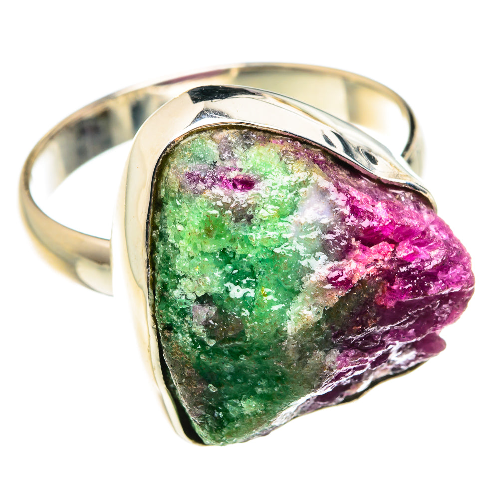 Ruby Zoisite Rings handcrafted by Ana Silver Co - RING77574