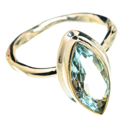 Blue Topaz Rings handcrafted by Ana Silver Co - RING77581