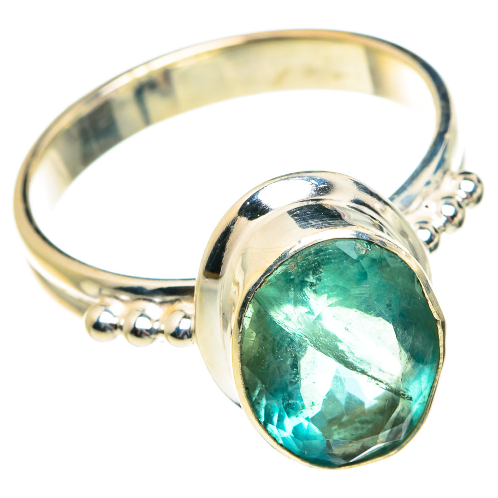 Blue Fluorite Rings handcrafted by Ana Silver Co - RING77582