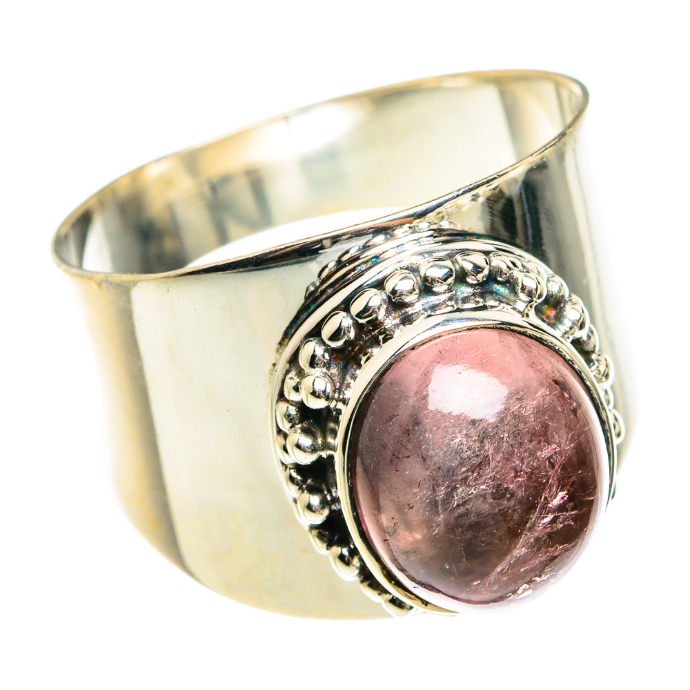 Pink Tourmaline Rings handcrafted by Ana Silver Co - RING77591