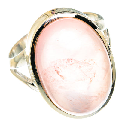 Rose Quartz Rings handcrafted by Ana Silver Co - RING77625