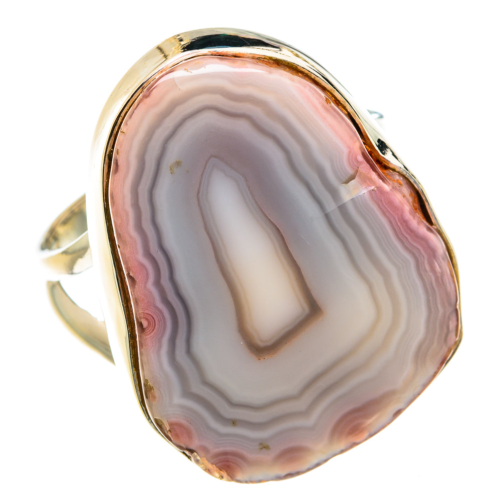 Laguna Lace Agate Rings handcrafted by Ana Silver Co - RING77632