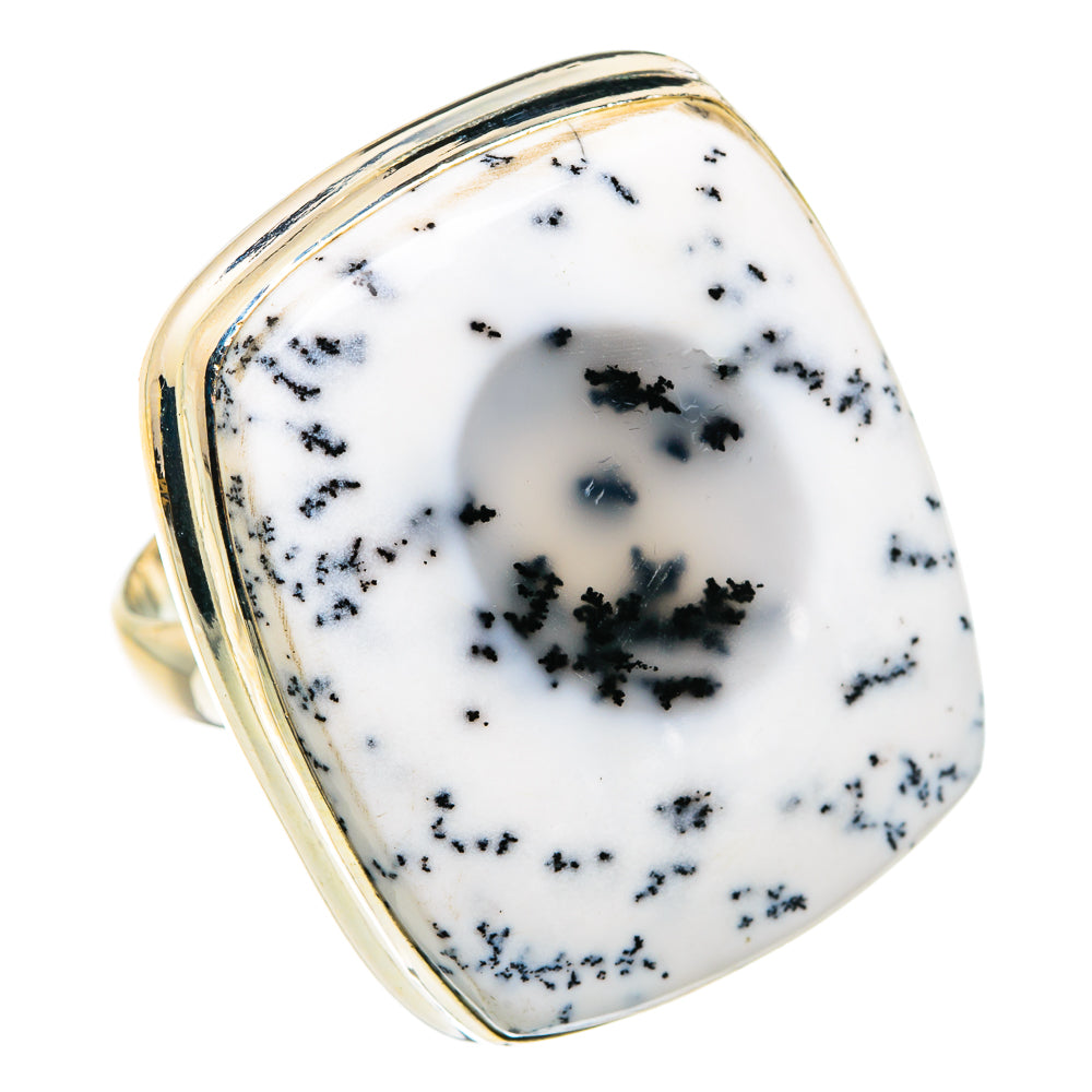 Dendritic Opal Rings handcrafted by Ana Silver Co - RING77633