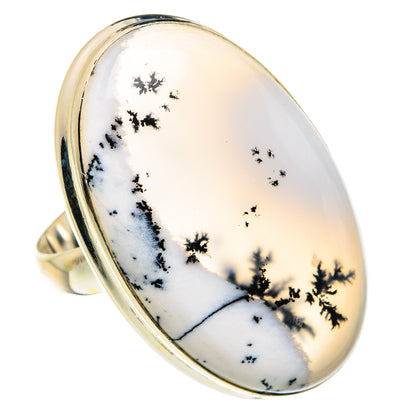 Dendritic Opal Rings handcrafted by Ana Silver Co - RING77634