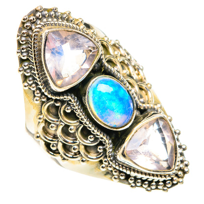 Ethiopian Opal Rings handcrafted by Ana Silver Co - RING77640
