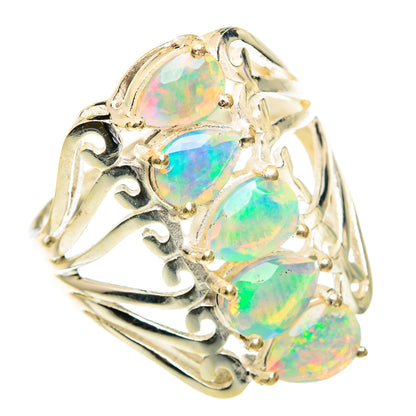 Ethiopian Opal Rings handcrafted by Ana Silver Co - RING77644