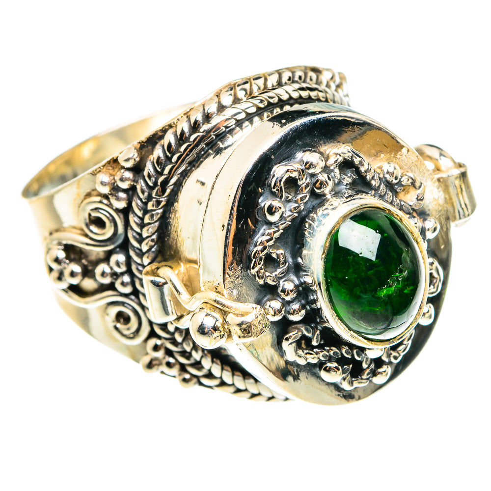 Chrome Diopside Rings handcrafted by Ana Silver Co - RING77658