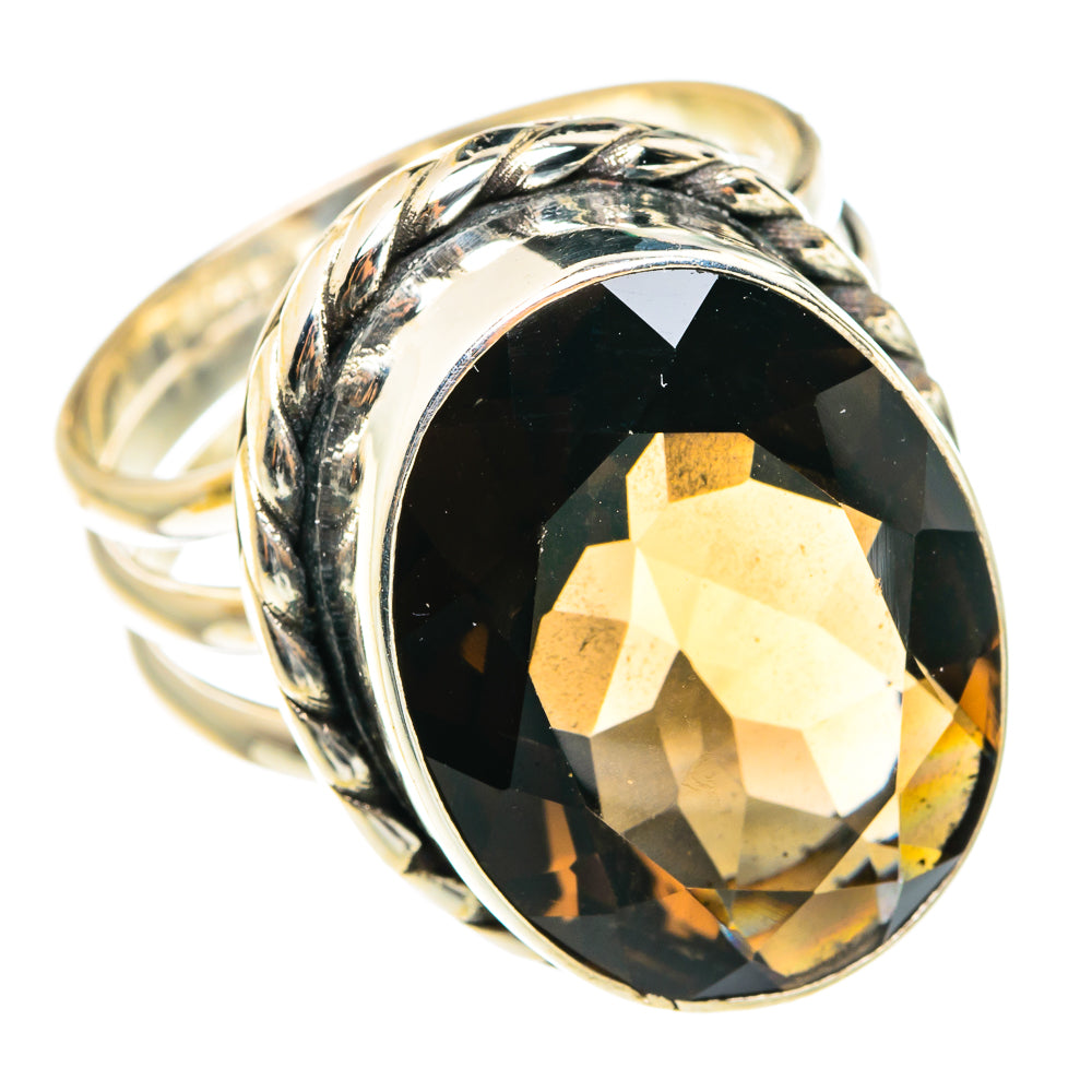 Smoky Quartz Rings handcrafted by Ana Silver Co - RING77659