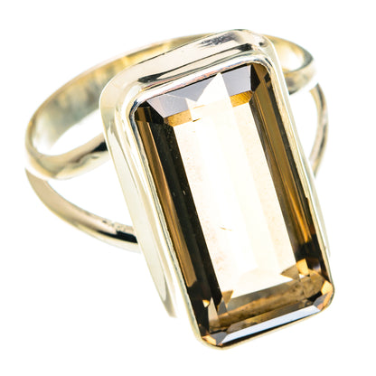 Smoky Quartz Rings handcrafted by Ana Silver Co - RING77660