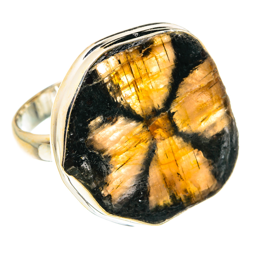Chiastolite Rings handcrafted by Ana Silver Co - RING77661