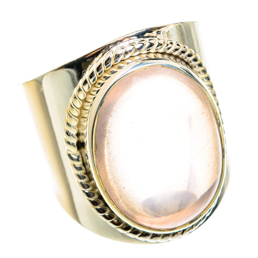 Rose Quartz Rings handcrafted by Ana Silver Co - RING77667