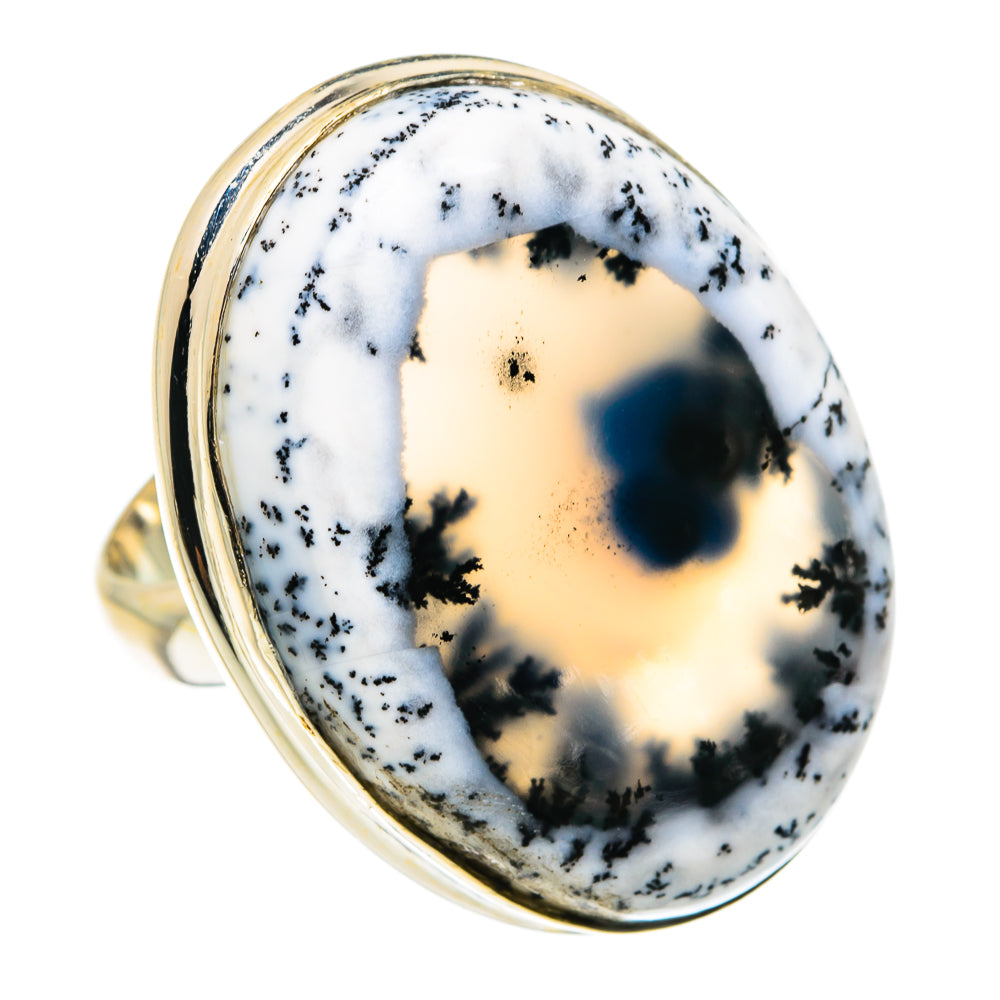 Dendritic Opal Rings handcrafted by Ana Silver Co - RING77678
