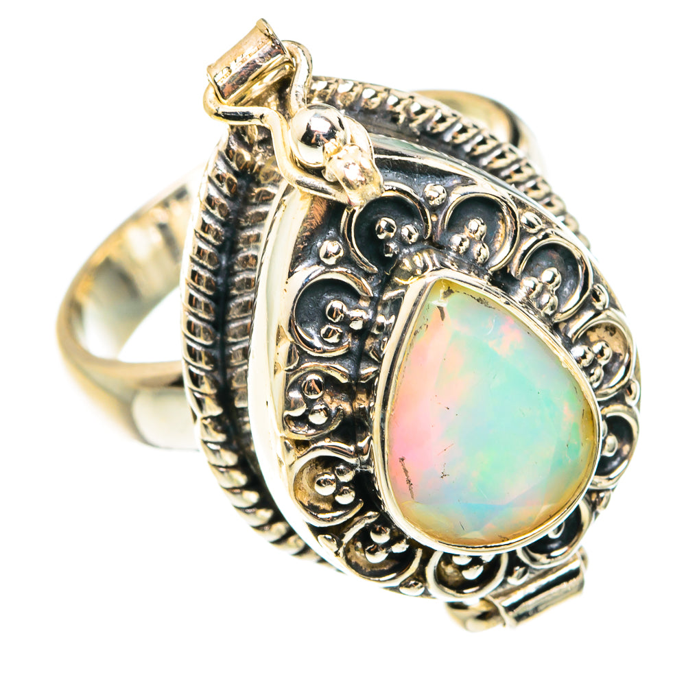 Ethiopian Opal Rings handcrafted by Ana Silver Co - RING77687