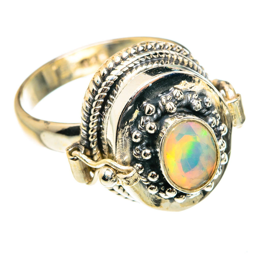 Ethiopian Opal Rings handcrafted by Ana Silver Co - RING77689