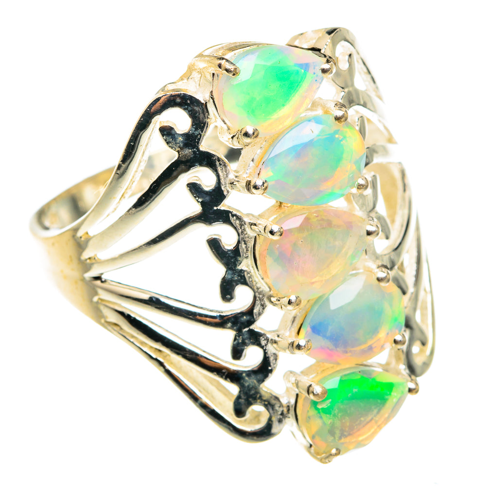 Ethiopian Opal Rings handcrafted by Ana Silver Co - RING77690