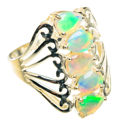 Ethiopian Opal Rings handcrafted by Ana Silver Co - RING77690