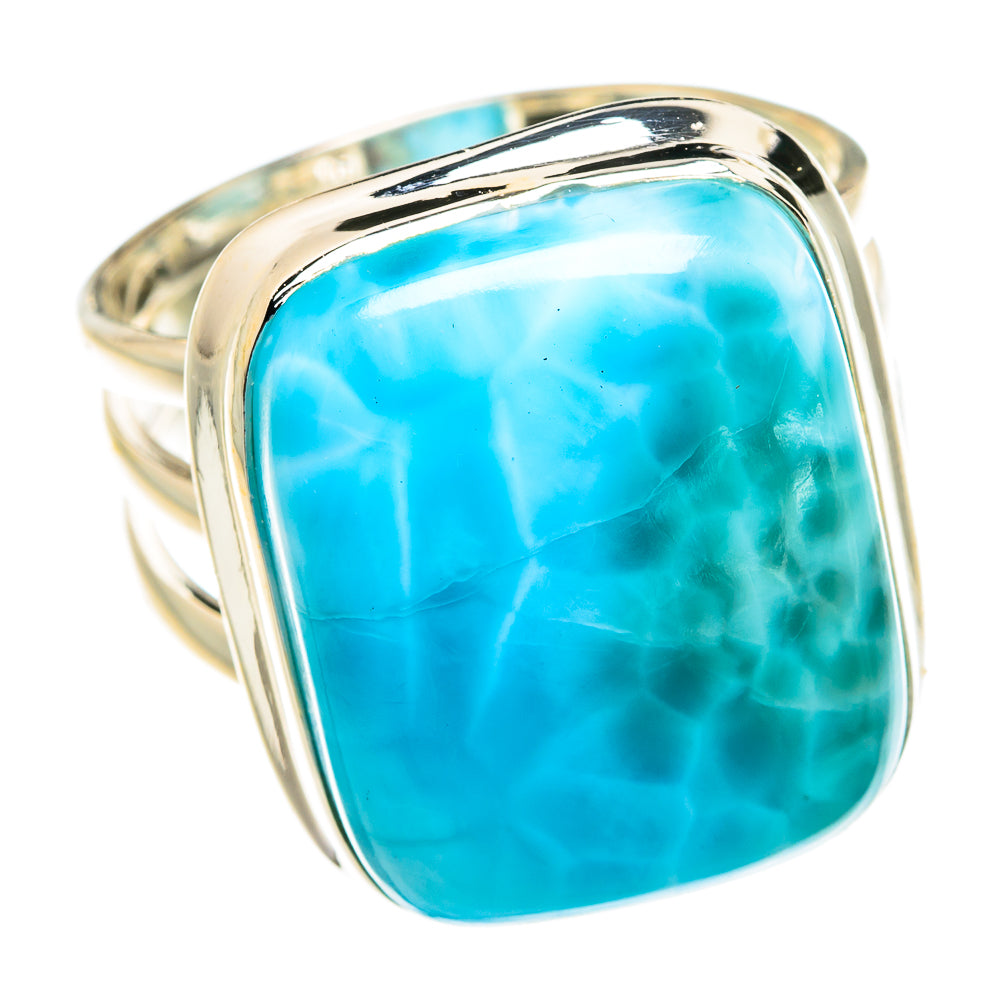 Larimar Rings handcrafted by Ana Silver Co - RING77696