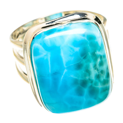 Larimar Rings handcrafted by Ana Silver Co - RING77696