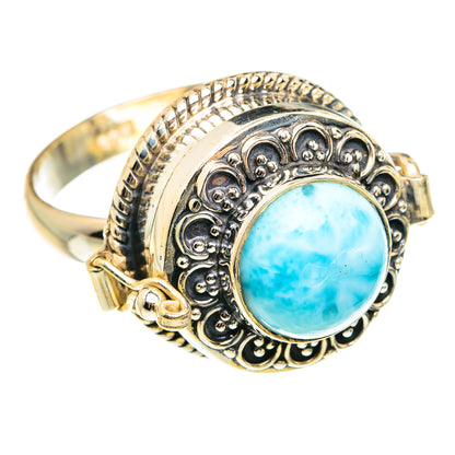 Larimar Rings handcrafted by Ana Silver Co - RING77697
