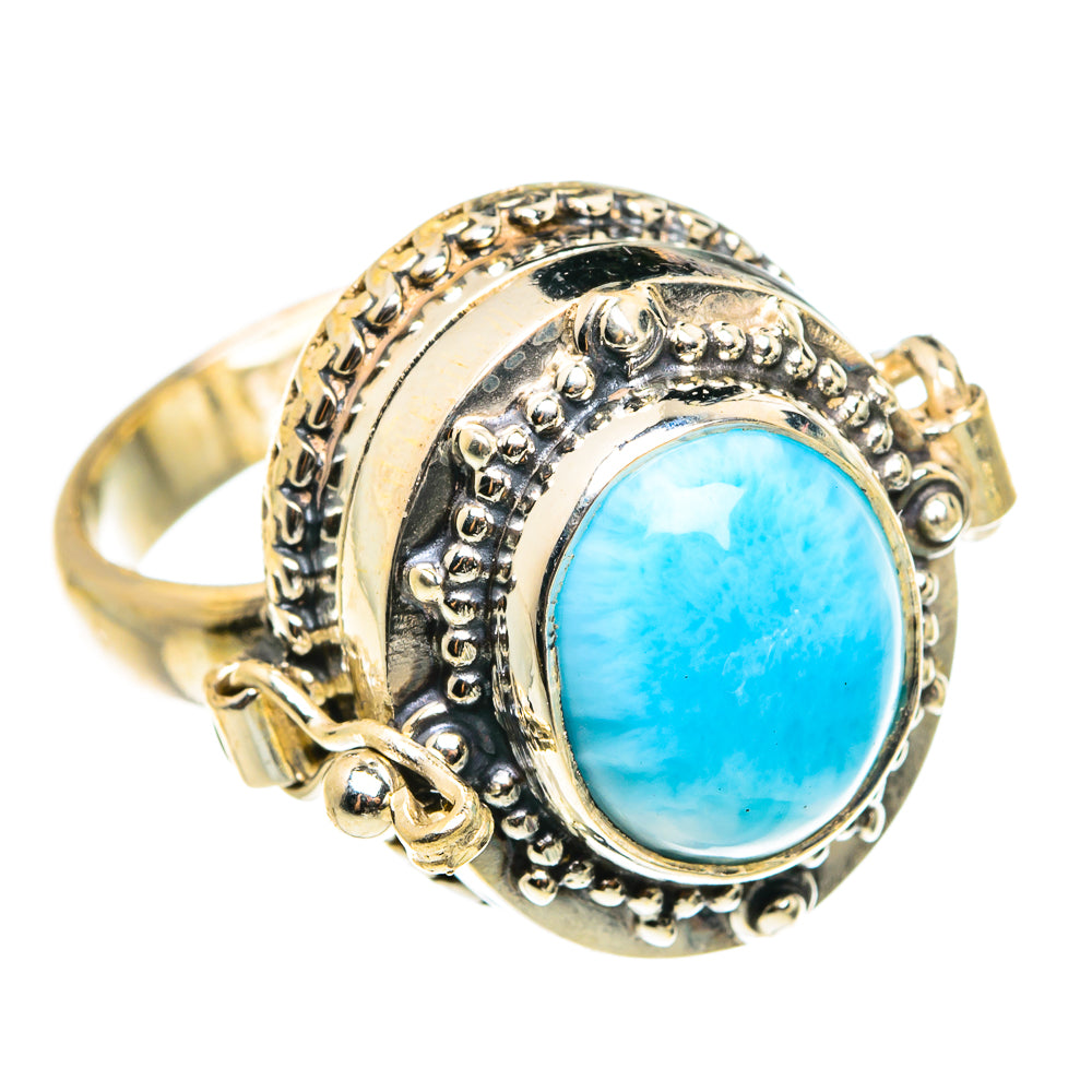 Larimar Rings handcrafted by Ana Silver Co - RING77698