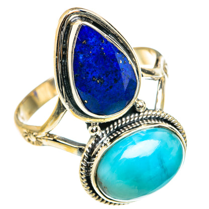 Lapis Lazuli Rings handcrafted by Ana Silver Co - RING77701