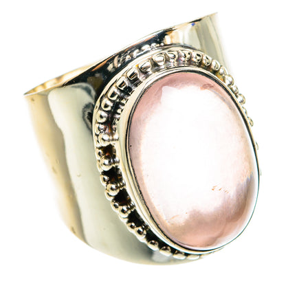 Rose Quartz Rings handcrafted by Ana Silver Co - RING77710