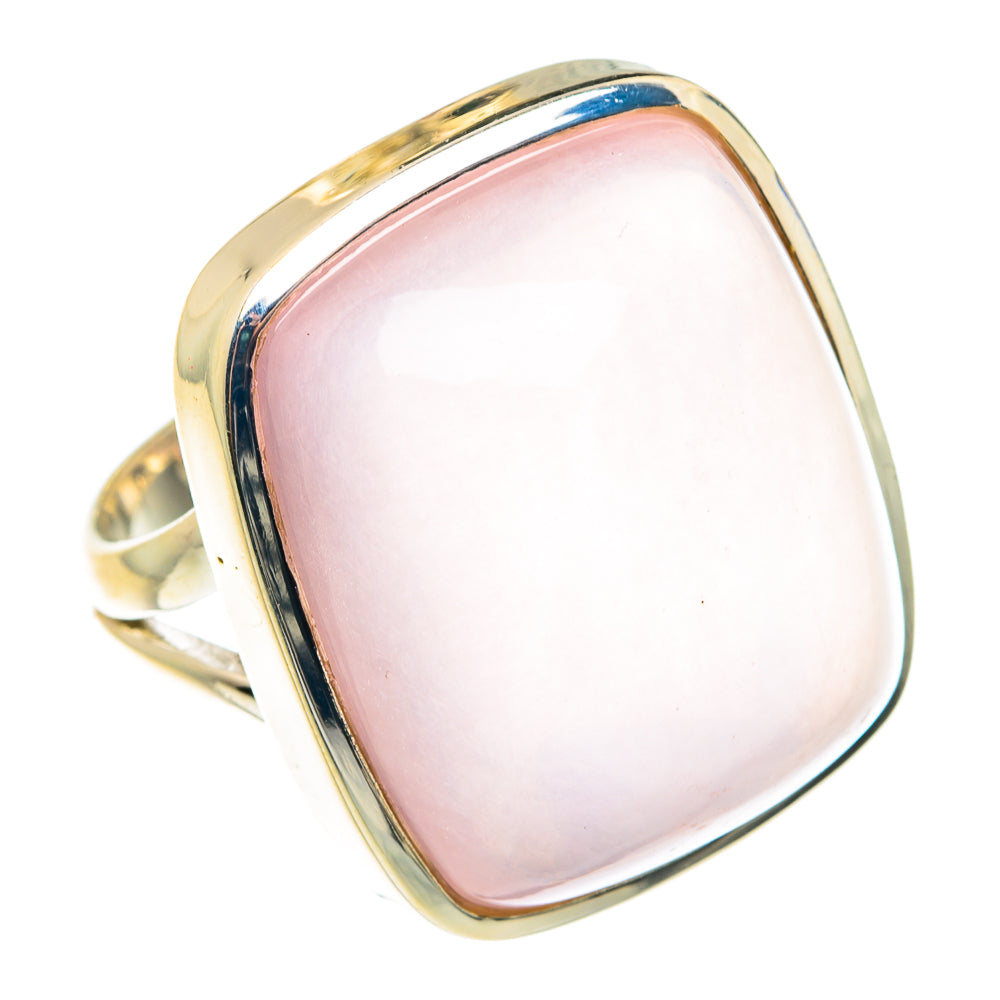 Rose Quartz Rings handcrafted by Ana Silver Co - RING77711