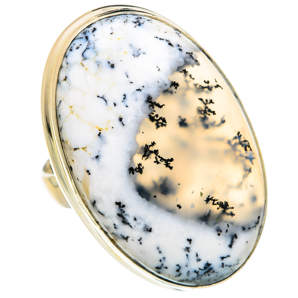 Dendritic Opal Rings handcrafted by Ana Silver Co - RING77720