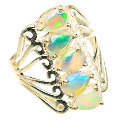 Ethiopian Opal Rings handcrafted by Ana Silver Co - RING77728