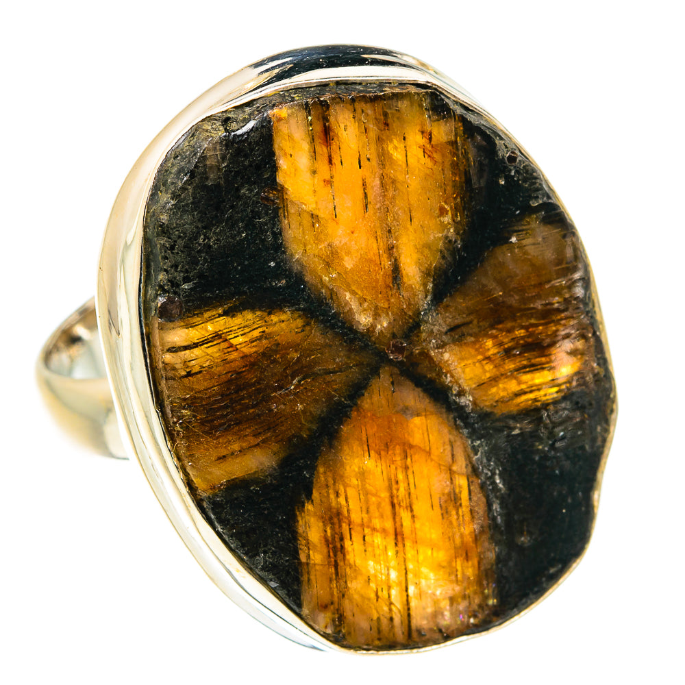 Chiastolite Rings handcrafted by Ana Silver Co - RING77741