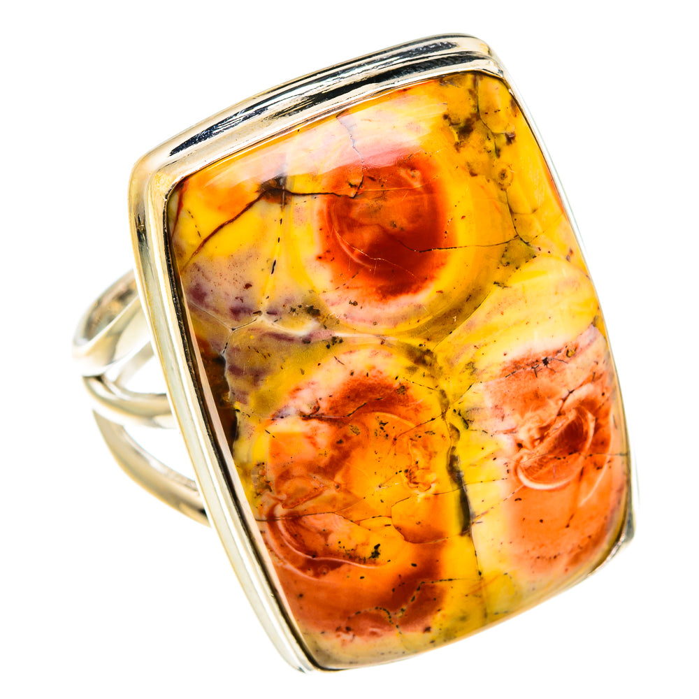 Poppy Jasper Rings handcrafted by Ana Silver Co - RING77742