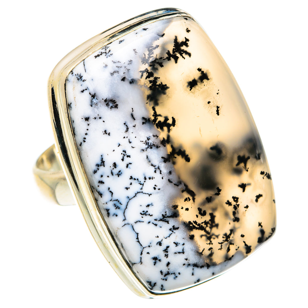 Dendritic Opal Rings handcrafted by Ana Silver Co - RING77760