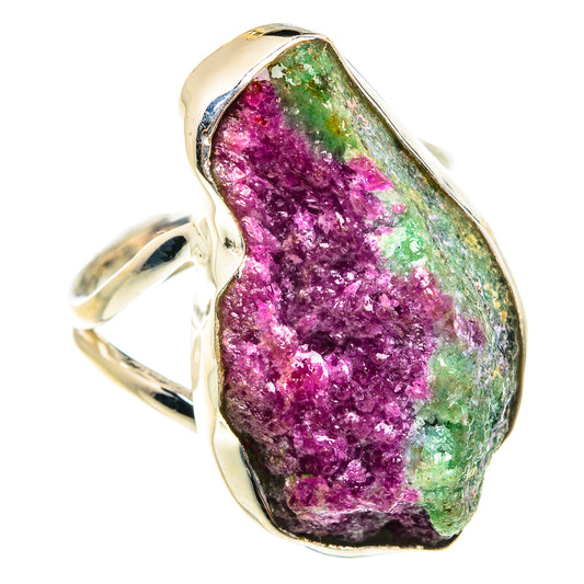 Ruby Zoisite Rings handcrafted by Ana Silver Co - RING77767