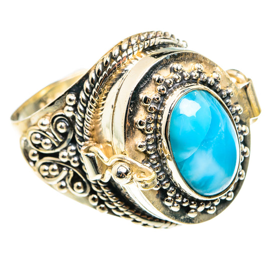 Larimar Rings handcrafted by Ana Silver Co - RING77771