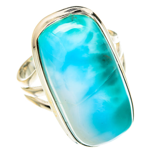 Larimar Rings handcrafted by Ana Silver Co - RING77773