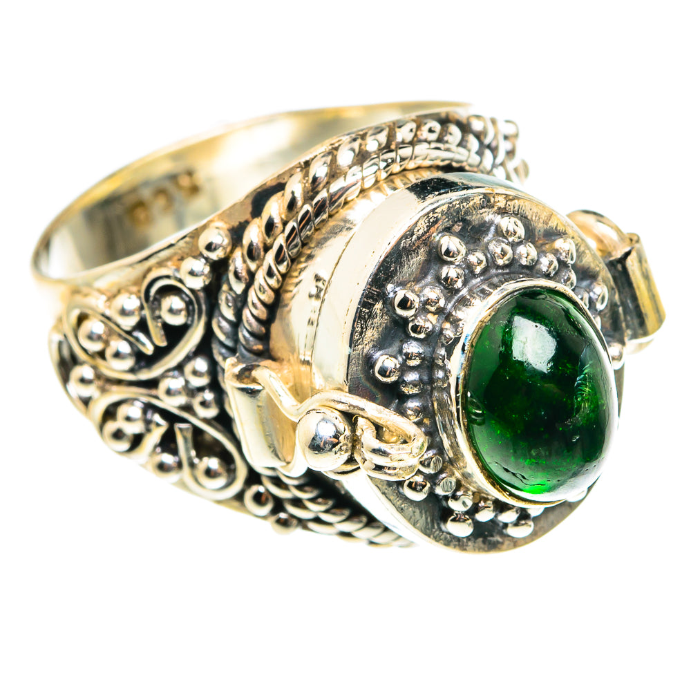Chrome Diopside Rings handcrafted by Ana Silver Co - RING77777