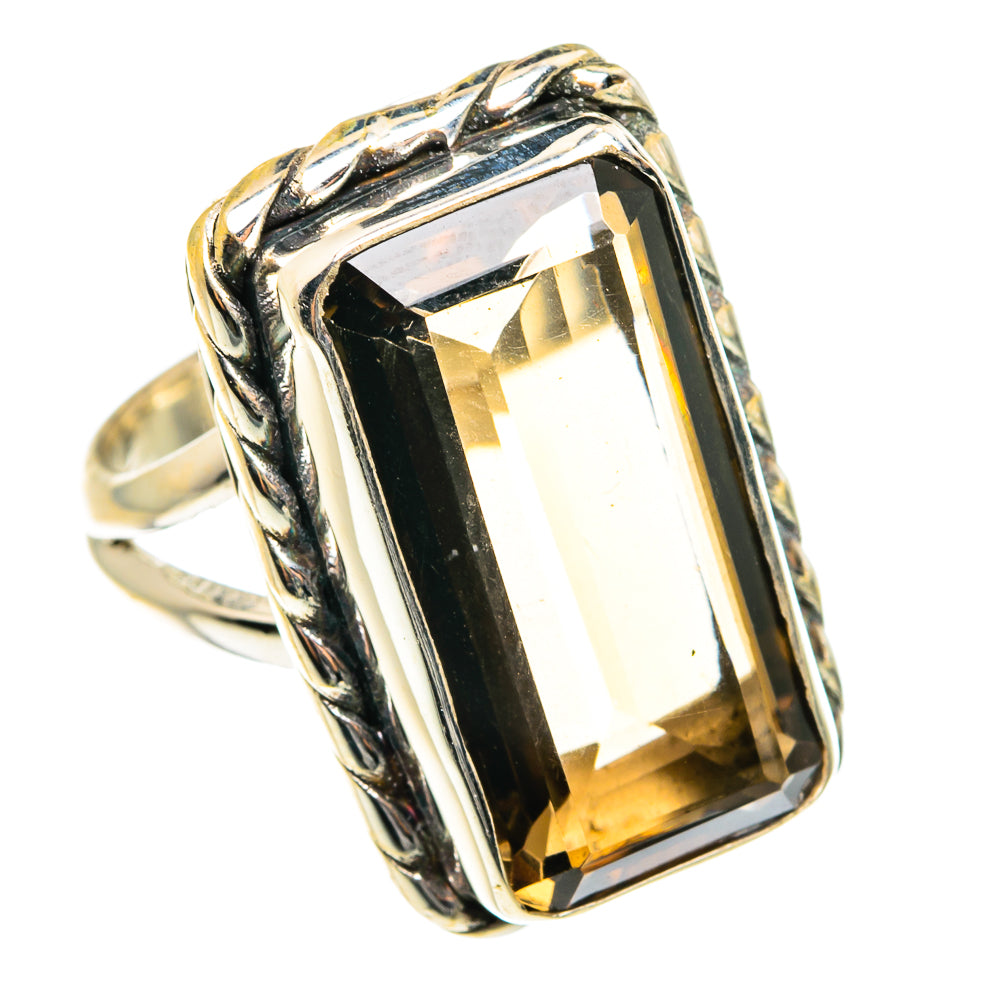 Smoky Quartz Rings handcrafted by Ana Silver Co - RING77778