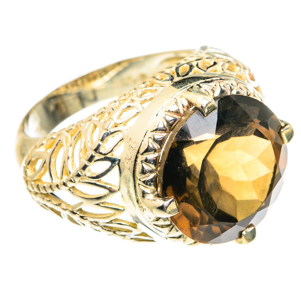 Smoky Quartz Rings handcrafted by Ana Silver Co - RING77779