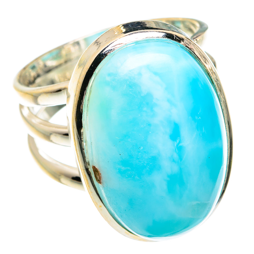 Larimar Rings handcrafted by Ana Silver Co - RING77785