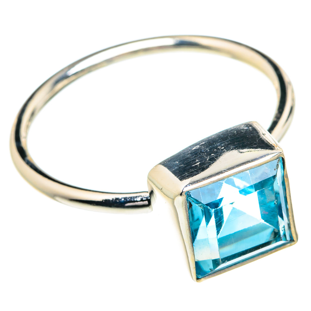 Blue Topaz Rings handcrafted by Ana Silver Co - RING77787