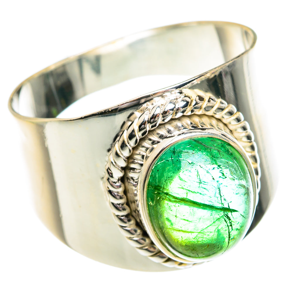 Green Aventurine Rings handcrafted by Ana Silver Co - RING77789