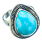 Larimar Rings handcrafted by Ana Silver Co - RING7779