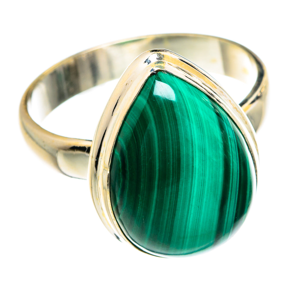 Malachite Rings handcrafted by Ana Silver Co - RING77790