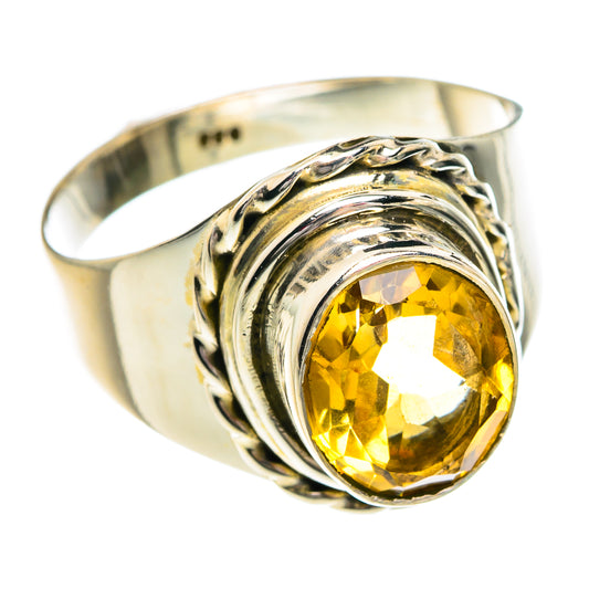 Citrine Rings handcrafted by Ana Silver Co - RING77793