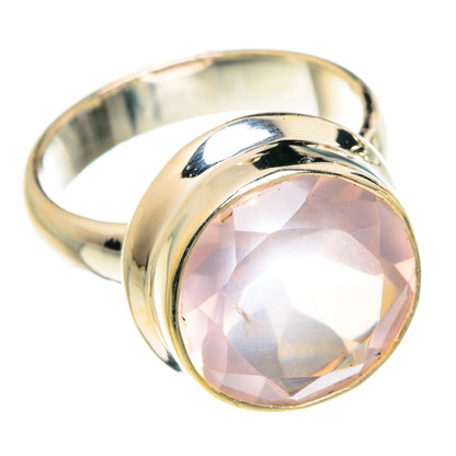 Rose Quartz Rings handcrafted by Ana Silver Co - RING77798